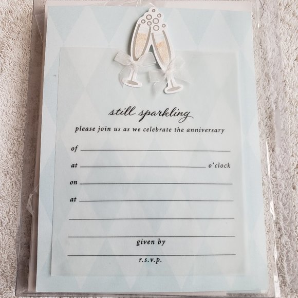 Party Express from Hallmark Anniversary Personal Invitation Card Kits - Picture 1 of 11